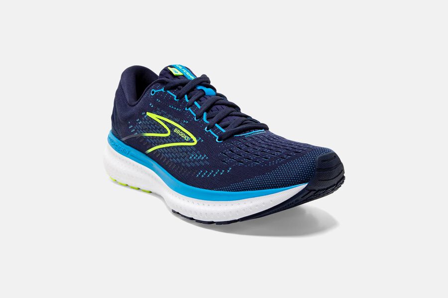 Brooks Running Shoes Mens Navy/Blue - Glycerin 19 Road - 7061-NOEIW